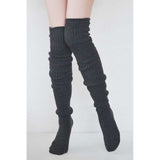 Dark Grey Scrunchy Socks