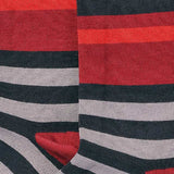 Seriously Red Men's Crew Socks Closeup