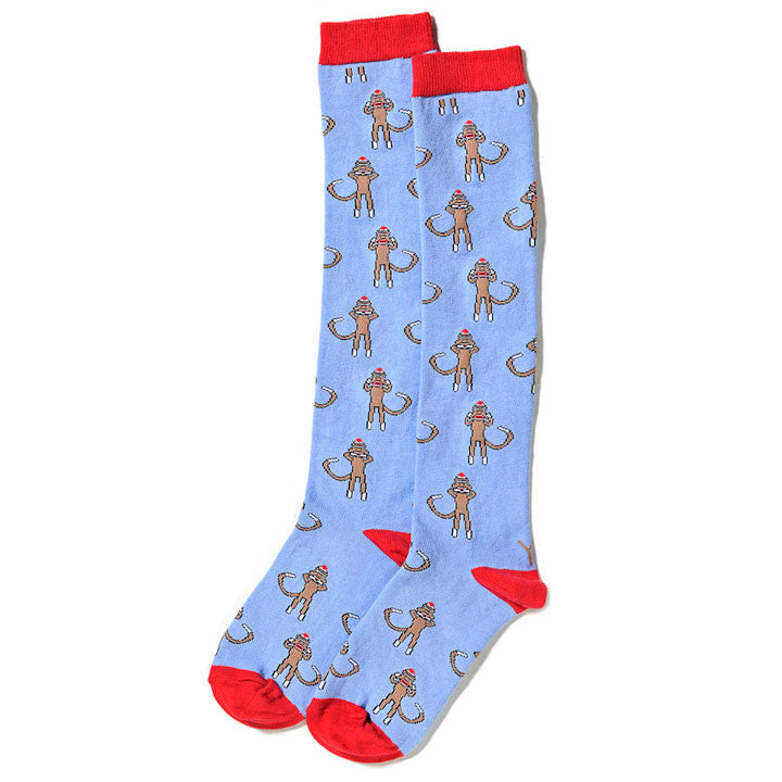Sock Monkey Knee High Socks