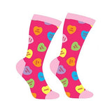 Conversation Hearts Crew Socks