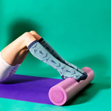 Yoga Poses Knee Highs - Action Shot