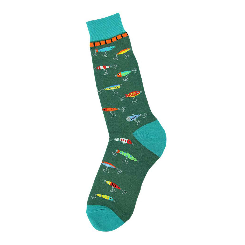 Fishing Lure Men's Crew Socks