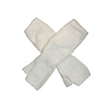 Ivory Microfibre Chenille Fingerless Gloves