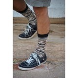 Folklore Black Men's Crew Socks