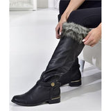 Fur Cuff Leg Warmers