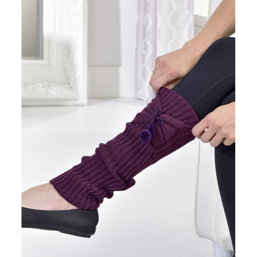 Pom Pom Leg Warmers