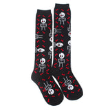 Skeleton Terminator Knee High Socks