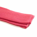 Coral Pink Wool Blend Extra Long Ribbed Leg Warmers