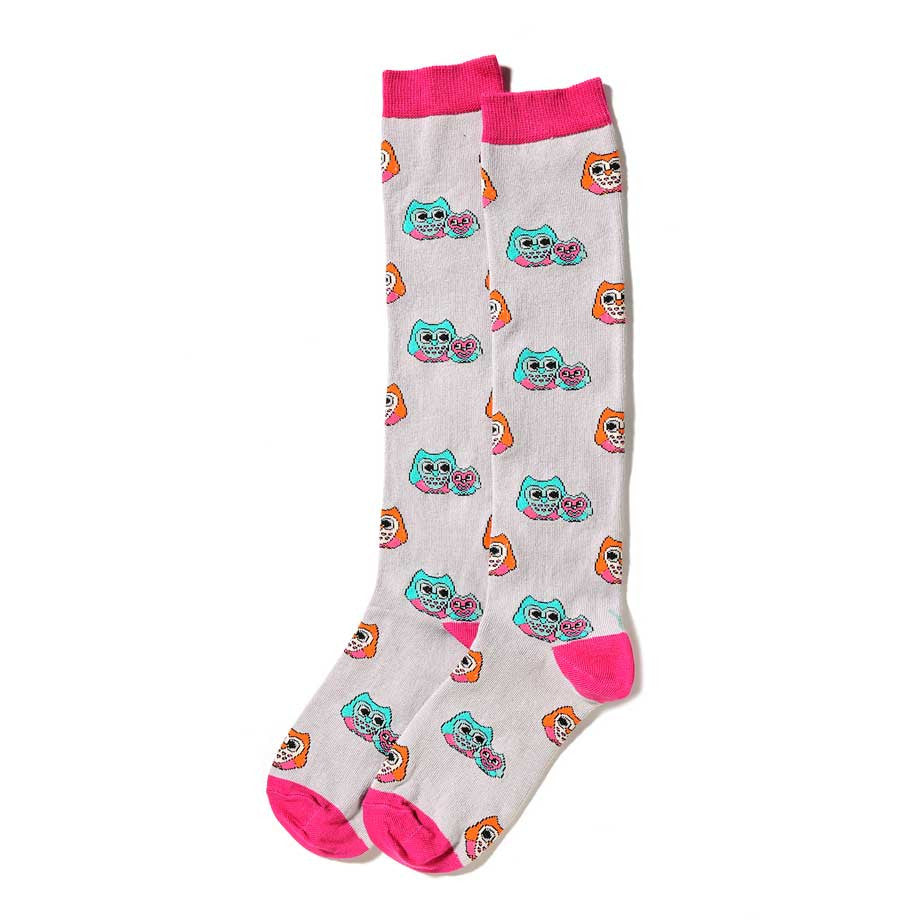 Owls Knee High Socks