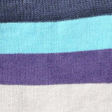 Purple Stripe Hype Men's Crew Socks Closeup