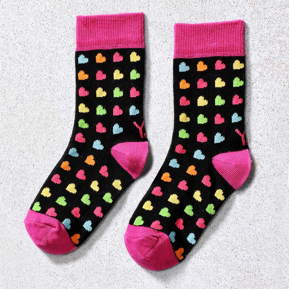 Hearts Children's Crew Socks