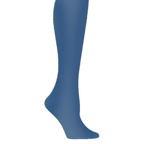 French Blue Opaque Tights