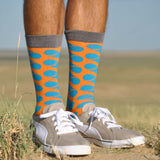 Arroyo Blue Men's Crew Socks