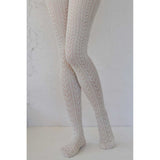 Ivory Crochet Over-the-Knee Socks