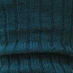 Teal Wool Blend Ribbed Leg Warmers