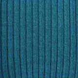 Saxe Blue Wool Blend Ribbed OTKs Swatch