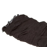 Black Cotton Slouch Socks Closeup
