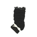 Black Cotton Slouch Socks