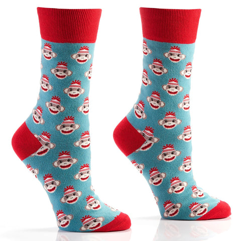 Sock Monkey Crew Socks