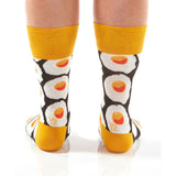 Sunny Side Up Men's Crew Socks - Back