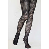 Black Crochet Tights