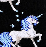 Swatch of Unicorns Crew Socks