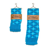 Wee Marcel Blue Catherine Over-the-Knee Kids' Socks (with Tiny Hangers!)