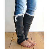 The Miss Molly Leg Warmers, Charcoal Grey